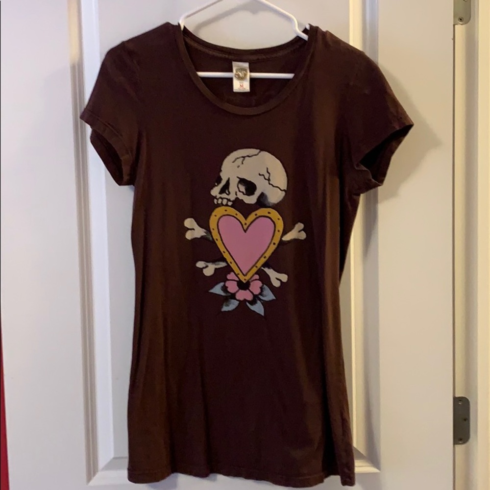 Ed hardy skull T-shirt